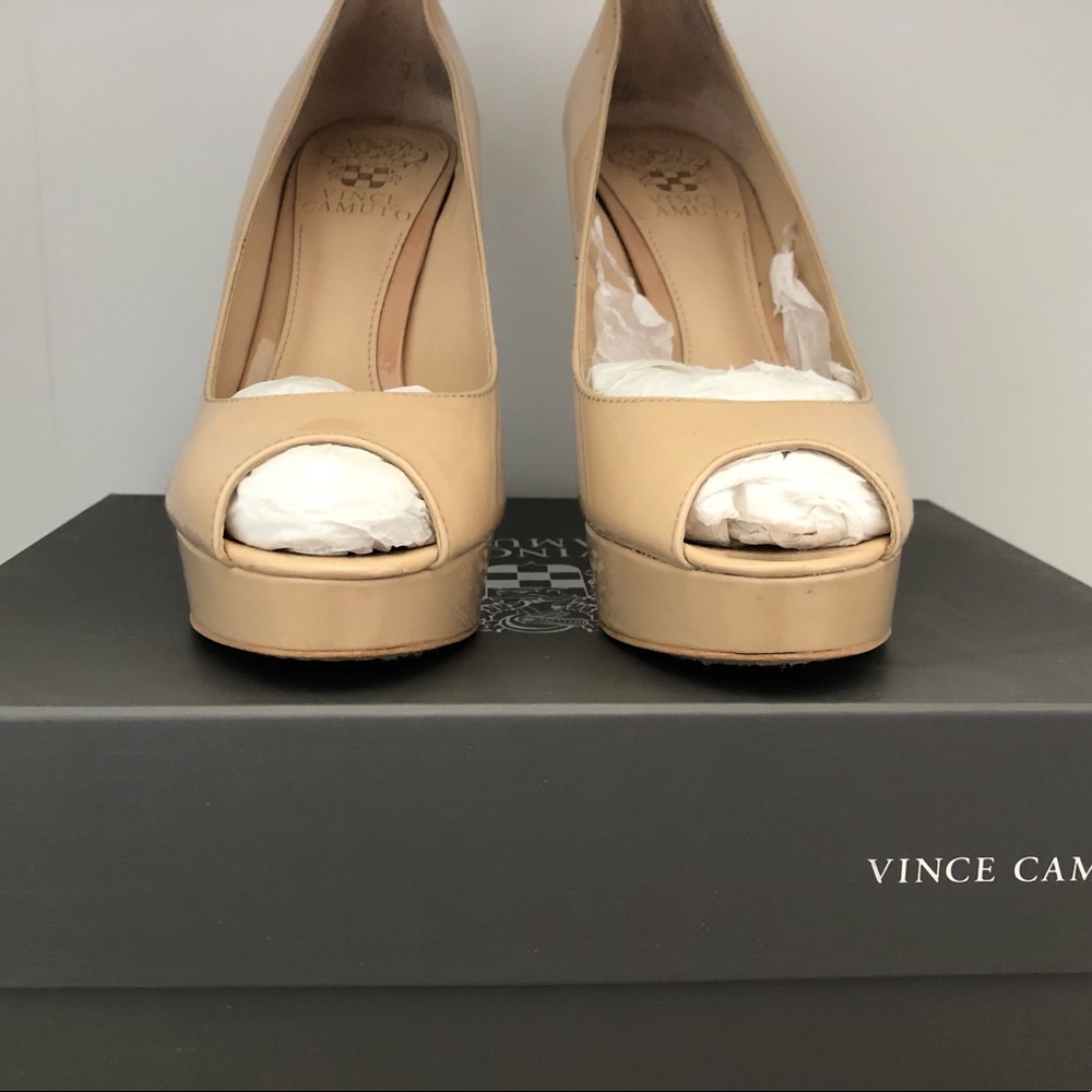 Vince Camuto Peep Toe Platform Pumps